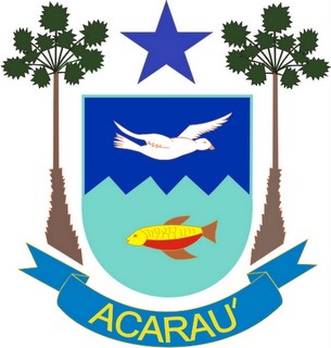 Brasão da seguinte cidade: Acaraú