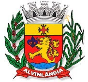 Brasão da seguinte cidade: Alvinlândia