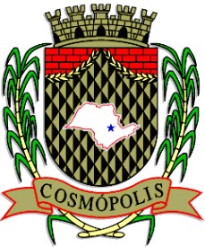 Brasão da seguinte cidade: Cosmópolis