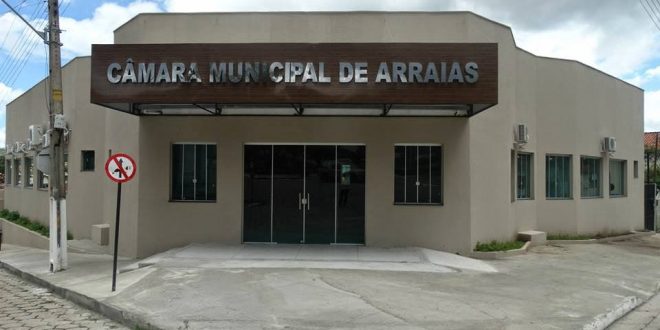 Foto da Câmara Municipal de Arraias